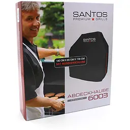 Чохол для гриля Santos ПВХ/поліестер 140х65х128 см (6003) - мініатюра 4