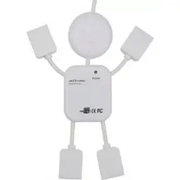 Концентратор Voltronic USB 2.0 to 4xUSB man OEM (YT-HM4-W) - мініатюра 2