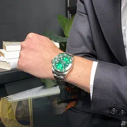 Чоловічий наручний годинник PD-1661 Silver-Green Pagani Design acs0031147 - мініатюра 10