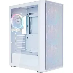 Корпус 1stPlayer Go6-WH-4FS7-W, білий, без БЖ, Midi Tower, ATX / Micro ATX / Mini ITX, 1xUSB 3.0 / 2xUSB 2.0, макс. CPU - 165 мм /