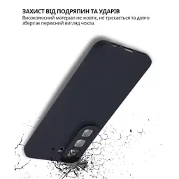Чохол до мобільного телефона BeCover Silicone Infinix Hot 50 Pro Plus 4G (X6880) Black (714670) - мініатюра 3