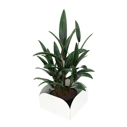 Вазон-кашпо для квітів Nice & Cozy Flame S 23x23x14 см настінний білий