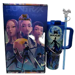 Термос термочашка Stanley Quencher H2.0 Tumbler Світиться у темряві 1,18 л Huntr/X World Tour Edition KT7001987 - мініатюра 2