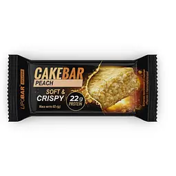 Десертний протеїновий батончик LipoBar Cake Bar, 60 грам - Персик
