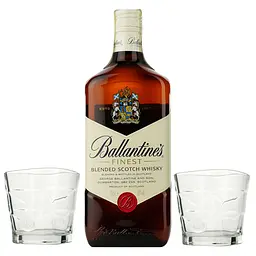 Уцінка. Набір Віскі Ballantine's Finest 40% 0.7 л + 2 келихи (732960)  - мініатюра 5