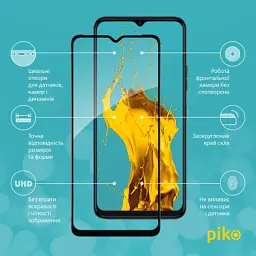 Скло захисне Piko Full Glue Tecno Spark 10C Black (1283126564925) - мініатюра 2