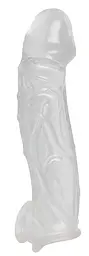 Насадка на член Orion Crystal Skin Penis Sleeve, +5 см (прозорий) - мініатюра 5