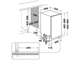 Посудомийна машина Whirlpool WH6IC11BS7LSA0 - мініатюра 12