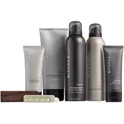 Набір для чоловіків Rituals Homme: гель-пінка для душу 200 мл 2 шт. + скраб для обличчя 70 мл + гель для душу 200 мл + автопарфюм - мініатюра 2