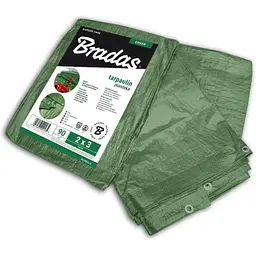 Тент посилений Bradas GREEN 90 г/м² 8 x 12 м PL908/12