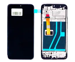 Дисплей Realme C2/ Oppo A1k чорний + рамка
