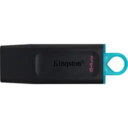 Флеш-накопичувач Kingston DataTraveler Exodia 64Gb USB3.2 Black-Teal (DTX/64GB) - мініатюра 1