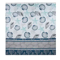 Шторка для ванної кімнати Eco Fabric Морське дно 180*180 см (EF-1802-C) - мініатюра 2