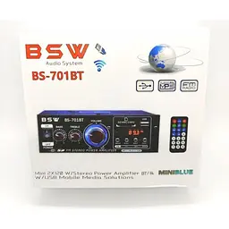 Підсилювач звуку з пультом Bluetooth 2х120 Вт. - мініатюра 4
