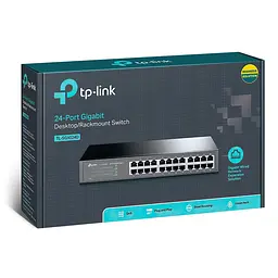 Комутатор TP-Link TL-SG1024D (TL-SG1024D) - мініатюра 4