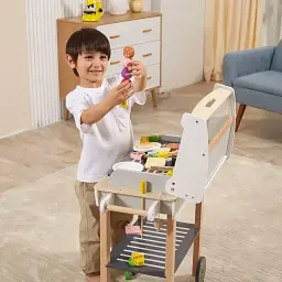 Ігровий набір Viga Toys Дитячий гриль Барбекю з продуктами (44656) - мініатюра 4