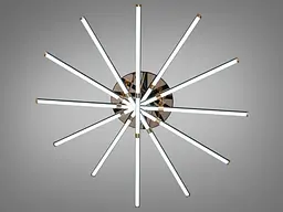 Сучасна стельова LED-люстра Diasha SX8259/6BK, 140W, діаметр 100 см - мініатюра 5