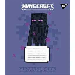 Набір зошитів Yes Minecraft Signs A5 в косу лінію 12 аркушів 25 шт. (767558) - мініатюра 5