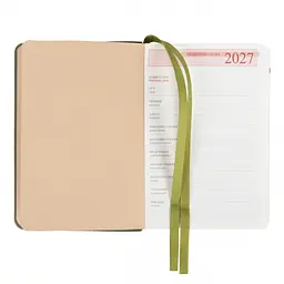 Щоденник діловий Leo Planner 2027 Prime А6 м'який оливковий 352 сторінки (252736) - мініатюра 4