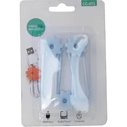 Тримач для кабелю Extradigital CC-973 Cable Clips, Blue (KBC1805) - мініатюра 3