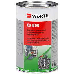 Смазка медная Wurth высокотемпературная CU 800 паста 1000 г (08938002)