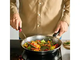 Сковорода ВОК Tefal Emotion+ Power 28 см E3411655 - мініатюра 4