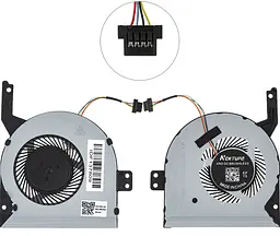Вентилятор для ноутбука ASUS X542UN, X542UA, X542UF, X542UR, X542BA Series (13NB0FD0T04111) (Кулер)