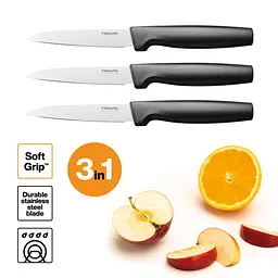 Набір універсальних ножів Fiskars Functional Form ™ 3 шт 1057563 - мініатюра 2