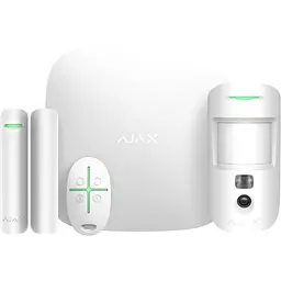 Комплект охоронної сигналізації Ajax StarterKit Cam Plus (White) [57049]