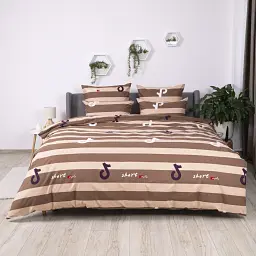 Постільна білизна ТЕП Soft Dreams Line Brown 70x70 євро бязь коричнева - мініатюра 2