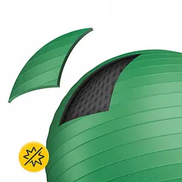 М'яч для фітнесу (фітбол) 4FIZJO 55 см Anti-Burst Green (P-5907739316264) - мініатюра 10
