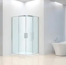 Душова кабіна Dusel A-511 80x80x190 шиншила, Універсальна, прозорий, хром, 80x80