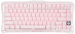 Клавіатура GravaStar Mercury K1 80keys Kailh Cheery Pink EN/UKR Sakura Pink (GS_K1_P_PNK)
