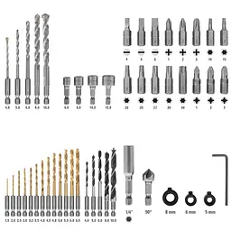 Набір біт і свердел Trotec 49 pieces Hexagon Shank Drill and Bit Set (6200001160) - мініатюра 6