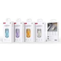 Мишка XO M12 Wireless Transparent/White (M12 White) - мініатюра 3