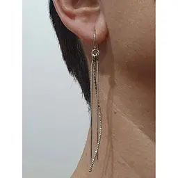 Срібні сережки-підвіски TOP Silver. 520432 - мініатюра 2