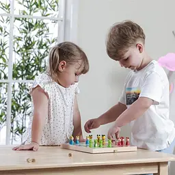Дерев'яна настільна гра Viga Toys Лудо (50064) - мініатюра 3