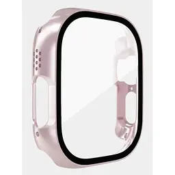 Чохол-накладка DK Пластик Soft-Touch Glass Full Cover для Apple Watch 49mm (pink rose) - мініатюра 2