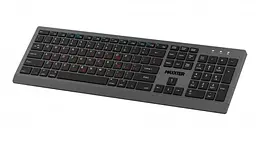 Клавіатура бездротова KBW-01G-UA, Black/Grey, USB 2.4GHz, 104 кнопки, акумулятор 400 mAh Maxxter teh0020624 - мініатюра 3