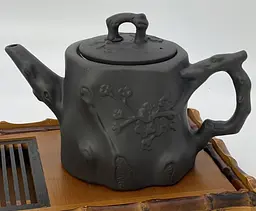 Чайник глиняний 550 мл Пеньок (темний)