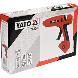 Пістолет клейовий мережевий YATO Ø=11 мм (YT-82403) - мініатюра 3