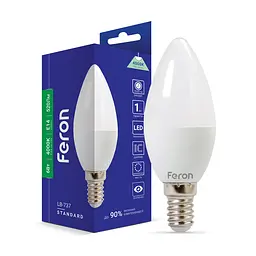 Світлодіодна лампа Feron LB-737 6 Вт E14 4000K