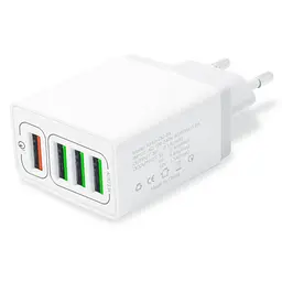 Зарядний пристрій XoKo QC-405 4xUSB 6.2 А білий (QC-405-WH)