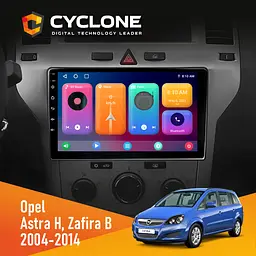 Штатна магнітола Opel Astra H Zafira B Black Cyclone C9-001 2x32 CPL Cyclone (НФ-00003075)