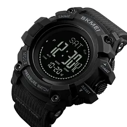 Наручний годинник чоловічий Skmei 1358 Black, 1358BK (12272) - мініатюра 5