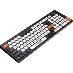 Bluetooth Клавіатура OfficePro SK985BO Wireless/Bluetooth Black/White UA - мініатюра 3