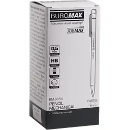 Олівець механічний Buromax Jobmax 0.5 мм зефірний (BM.8654-43) - мініатюра 2