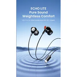 Навушники Vention Echo Lite USB-C In-Ear Wired Black (GBBBAV) - мініатюра 3