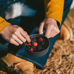 Набір посуду (2 каструлі, 2 кришки) Naturehike NH18T018-G, алюміній - мініатюра 9