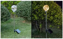 Ліхтарі Sun Lamp на сонячних батареях садові 20LED 2 шт - мініатюра 7